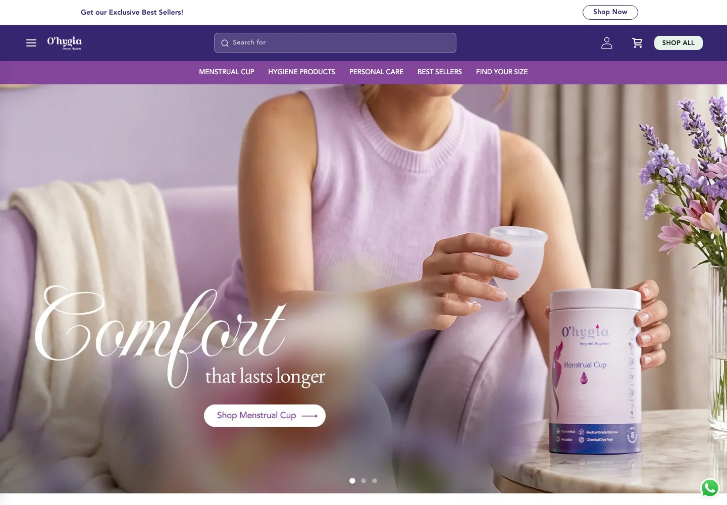 Ohygia Shopify storefront screenshot